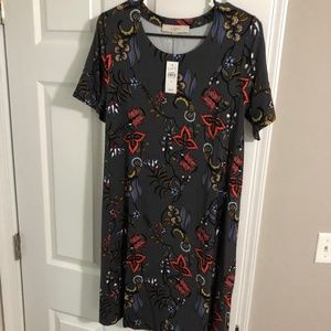 Loft floral swing dress